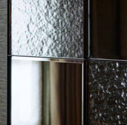 Casa Padrino miroir mural de luxe noir 80 x 2 x H. 120 cm - Miroir pour Hôtel et Restaurant - Collection de Luxe