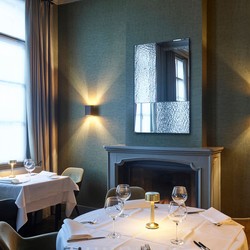 Casa Padrino miroir mural de luxe noir 80 x 2 x H. 120 cm - Miroir pour Hôtel et Restaurant - Collection de Luxe