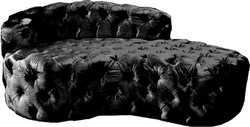 Casa Padrino Luxury Chesterfield Velvet Chaise Longue - Different Colors - Chesterfield Living Room Furniture Casa Padrino Luxury Chesterfield Velvet Chaise Longue - Different Colors - Chesterfield Living Room Furniture