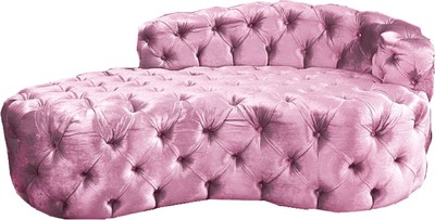 Casa Padrino Luxury Chesterfield Velvet Chaise Longue - Different Colors - Living Room Furniture - Chesterfield Furniture