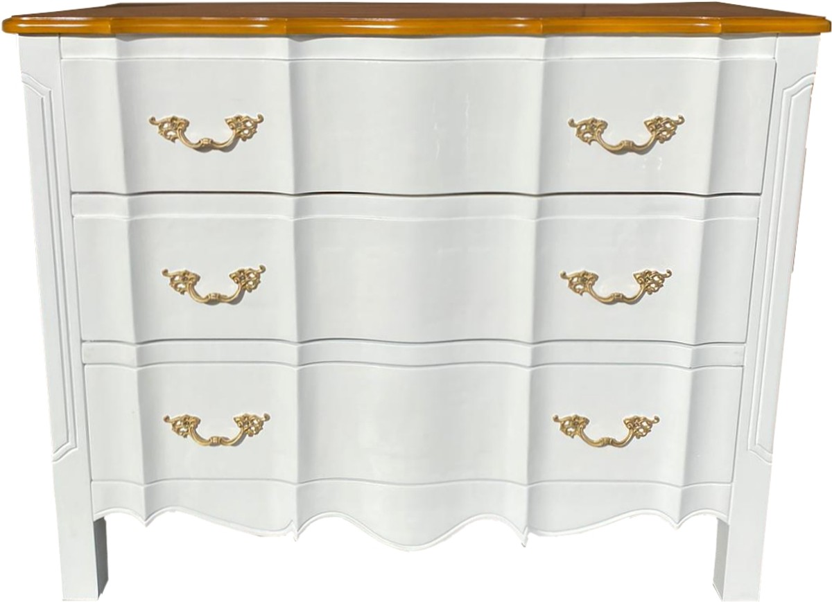 Cómoda barroca de lujo Casa Padrino colores blanco / madera con aplicaciones doradas - interior de muebles - artesanía Cómoda barroca de lujo Casa Padrino colores blanco / madera con aplicaciones doradas - interior de muebles - artesanía