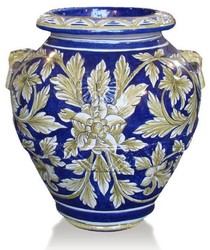 Barock Terracotta Garten Terrassen Deko Vase Blumenvase Blumentopf Pflanzentopf Baroque Terracotta Garden Patio Decoration Flower Vase Flower Pot Plant Pot 