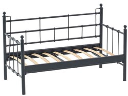 Casa Padrino Art Nouveau garden sofa black / dark green 140 x 70 x H. 92 cm - Garden Sofa - Patio Sofa - Art Nouveau Garden & Patio Furniture