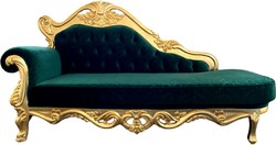 Casa Padrino chaise longue boulle barocco di lusso verde / oro - Chaise longue in legno massello fatta a mano con velluto pregiato e motivo elegante - Mobili Barocchi - Nobile e Splendido Casa Padrino chaise longue boulle barocco di lusso verde / oro - Chaise longue in legno massello fatta a mano con velluto pregiato e motivo elegante - Mobili Barocchi - Nobile e Splendido
