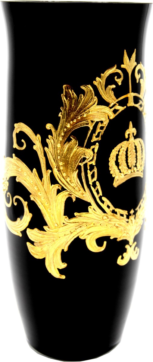 Pompöös by Casa Padrino Luxus Designer Vase Schwarz Gold Pompöös by Casa Padrino Luxury Designer Vase Black Gold Pompöös by Casa Padrino Luxus Designer Vase Schwarz Gold Pompöös by Casa Padrino Luxury Designer Vase Black Gold