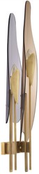 Luxus Wohnzimmer Hotel Restaurant Wandleuchte Antik Messing Bernsteinfarben Grau Luxury Living Room Hotel Restaurant Wall Lamp Antique Brass Amber Gray