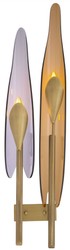 Luxus Wohnzimmer Hotel Restaurant Wandleuchte Antik Messing Bernsteinfarben Grau Luxury Living Room Hotel Restaurant Wall Lamp Antique Brass Amber Gray