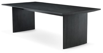 Casa Padrino tavolo da pranzo di lusso grigio antracite 230 x 110 x A. 76 cm - Tavolo da cucina in legno massello - Tavolo da pranzo rettangolare - Mobili da pranzo di lusso