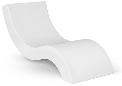 Luxus Liege Gartenliege Poolliege Matt Weiß Luxury Lounger Garden Lounger Pool Lounger Matt White