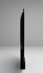 Casa Padrino Specchio da Terra di Lusso Nero 250 x 19 x A. 268 cm - Specchio Rotondo Enorme - Specchio Hotel - Collezione di Lusso