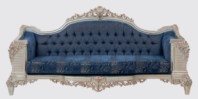 Prunkvolles Luxus Barock Wohnzimmer Sofa mit Muster Magnificent Luxury Baroque Living Room Sofa with Pattern 