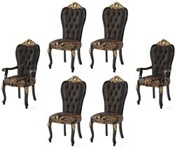 Luxus Barock Esszimmerstühle 6 Barock Esszimmerstühle Barock Esszimmerstuhl Set Luxury Baroque Dining Chairs 6 Baroque Dining Chairs Baroque Dining Chair Set