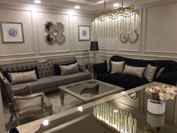Casa Padrino luxury baroque armchair silver / antique silver - Magnificent living room armchair - Baroque living room furniture - Noble & Magnificent
