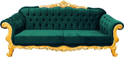 Casa Padrino Luxus Barock Sofa - Verschiedene Farben - Prunkvolles handgefertigtes Wohnzimmer Sofa - Barock Wohnzimmer Möbel