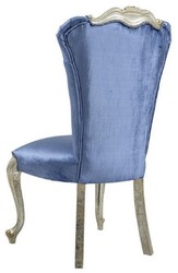 Casa Padrino ensemble de chaises de salle à manger baroque de luxe bleu / argent / or - Ensemble de 6 chaises de cuisine fait main - Mobilier de salle à manger baroque - Noble & Splendid Casa Padrino ensemble de chaises de salle à manger baroque de luxe bleu / argent / or - Ensemble de 6 chaises de cuisine fait main - Mobilier de salle à manger baroque - Noble & Splendid