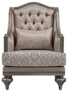 Casa Padrino Luxus Barock Wohnzimmer Set Rosa / Silber - 2 Sofas & 2 Sessel & 1 Couchtisch - Handgefertigte Wohnzimmer Möbel im Barockstil - Edel & Prunkvoll
