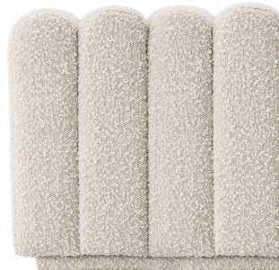 Casa Padrino Luxus Hocker Cremefarben 47 x 46 x H. 46 cm - Gepolsterter Wohnzimmer Sitzhocker - Luxus Möbel