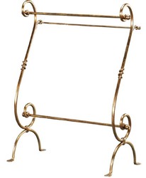 Casa Padrino toallero Art Nouveau de lujo oro 75 x 40 x A. 100 cm - Accesorios de Baño Barroco y Art Nouveau