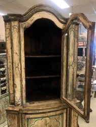 Landhausstil Massivholz Schrank Eckschrank Country Style Solid Wood Cabinet Corner Cabinet