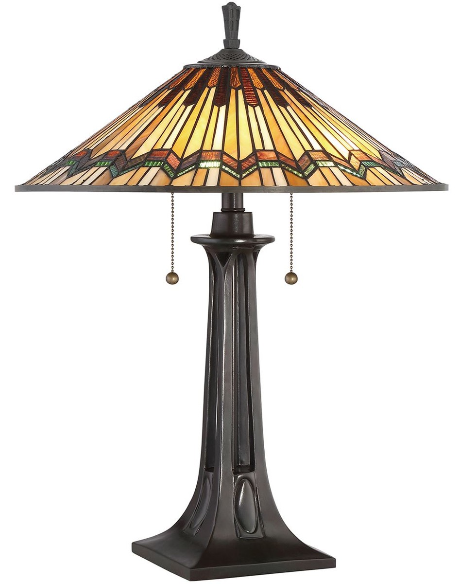 Luxus Tiffany Tischleuchte Mehrfarbig Luxury Tiffany Table Lamp Multicolored Luxus Tiffany Tischleuchte Mehrfarbig Luxury Tiffany Table Lamp Multicolored