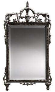 Casa Padrino specchio barocco grigio - Magnifico specchio da parete fatto a mano - Specchio guardaroba in stile antico - Specchio soggiorno - Accessori di decorazione barocco