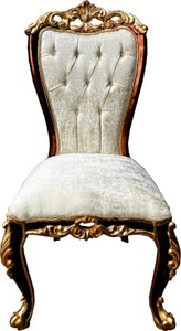 Luxus Barock Esszimmerstuhl Creme Braun Gold Luxury Baroque Dining Chair Cream Brown Gold Luxus Barock Esszimmerstuhl Creme Braun Gold Luxury Baroque Dining Chair Cream Brown Gold