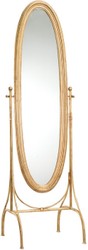 Luxus Jugendstil Standspiegel Antik Gold Luxury Art Nouveau Standing Mirror Antique Gold 
