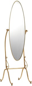Luxus Jugendstil Standspiegel Gold Luxury Art Nouveau Standing Mirror Gold 