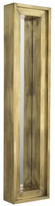 Casa Padrino miroir mural de luxe laiton vintage 45 x 20 x H. 200 cm - Miroir de salon - Miroir de chambre - Miroir d'armoire - Meubles de Luxe