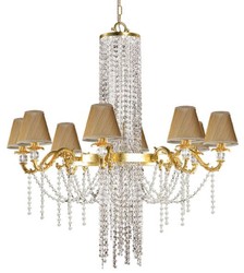 Casa Padrino luxury baroque chandelier gold Ø 101 x H. 100 cm - Magnificent chandelier with noble Swarovski crystal glass - Baroque Furniture - Noble & Magnificent
