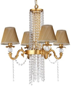 Casa Padrino luxury baroque chandelier gold Ø 63 x H. 65 cm - Magnificent chandelier with noble Swarovski crystal glass - Baroque Furniture - Noble & Magnificent
