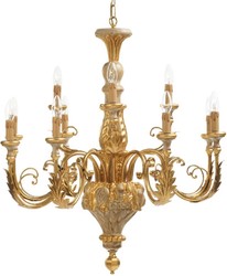Luxus Barock Kronleuchter Gold Luxury Baroque Chandelier Gold 