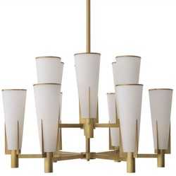 Luxus Wohnzimmer Hotel Restaurant Kronleuchter Antik Messing Weiß Luxury Living Room Hotel Restaurant Chandelier Antique Brass White