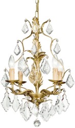 Luxus Barock Kristall Kronleuchter Gold Luxury Baroque Crystal Chandelier Gold