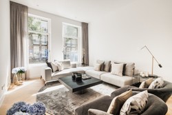Casa Padrino sofá de lujo gris / plata 400 x 178 x A. 56 cm - Sofá de esquina ajustable para salón - Muebles de salón de lujo