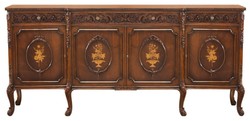 Casa Padrino luxury baroque sideboard brown - Magnificent solid wood cabinet with 3 drawers and 4 doors - Baroque Furniture - Noble & Magnificent