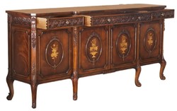 Casa Padrino luxury baroque sideboard brown - Magnificent solid wood cabinet with 3 drawers and 4 doors - Baroque Furniture - Noble & Magnificent