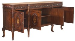Casa Padrino luxury baroque sideboard brown - Magnificent solid wood cabinet with 3 drawers and 4 doors - Baroque Furniture - Noble & Magnificent