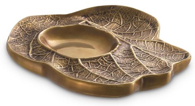 Casa Padrino luxury deco bowl vintage brass 23 x 20 x H. 3 cm - Living room deco - Desk deco - Deco Accessories