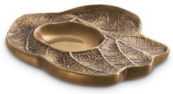 Casa Padrino luxury deco bowl vintage brass 23 x 20 x H. 3 cm - Living room deco - Desk deco - Deco Accessories