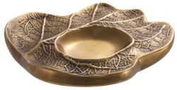 Casa Padrino luxury deco bowl vintage brass 23 x 20 x H. 3 cm - Living room deco - Desk deco - Deco Accessories