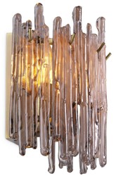 Luxus Designer Wandleuchte Messing Grau Luxury Designer Wall Lamp Brass Gray 