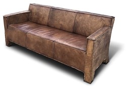 Luxus Vintage Echtleder Wohnzimmer Sofa Luxury Vintage Genuine Leather Living Room Sofa