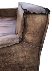 Luxus Vintage Echtleder Wohnzimmer Sofa Luxury Vintage Genuine Leather Living Room Sofa