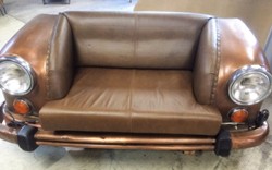 Luxus Designer Autosofa Bronze Braun Luxury Designer Car Sofa Bronze Brown