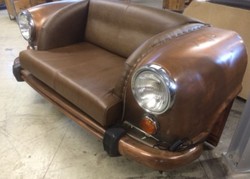 Luxus Designer Autosofa Bronze Braun Luxury Designer Car Sofa Bronze Brown