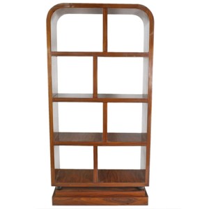 Casa Padrino libreria Art Deco mogano - libreria Art Deco libreria sistema di scaffali mobili in stile antico Casa Padrino libreria Art Deco mogano - libreria Art Deco libreria sistema di scaffali mobili in stile antico