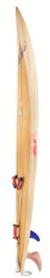 Luxury deco 80s vintage surfboard 298 x 61 x H. 14 cm - Used retro surfboard - Collector's Item