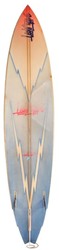 Luxury deco 80s vintage surfboard 298 x 61 x H. 14 cm - Used retro surfboard - Collector's Item