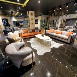 Luxus Designer Wohnzimmer Hotel Sofa Orange Gold Luxury Designer Living Room Hotel Sofa Orange Gold